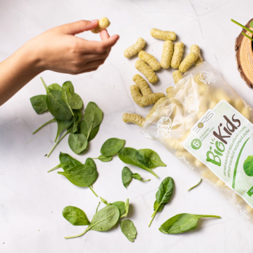 BIO detské chrumky so špenátom BioKIDS 55 g