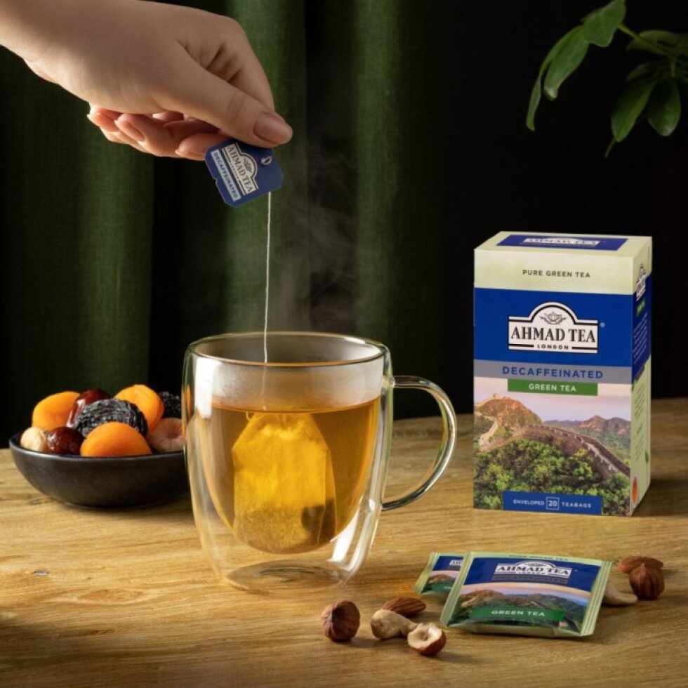 Bezkofeínový zelený čaj AHMAD TEA 20x1,5 g
