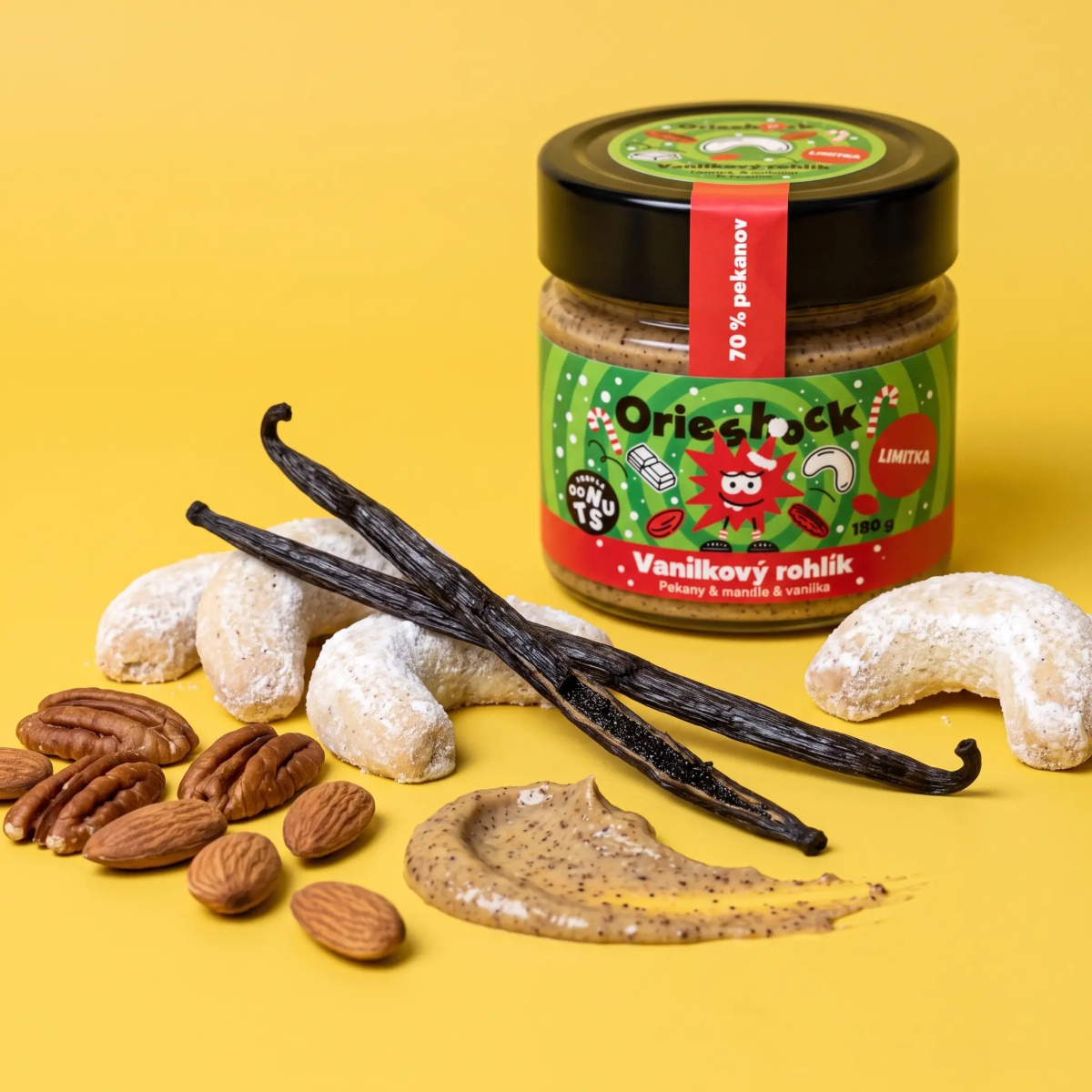 Orieshock Vanilkový rohlík 180g