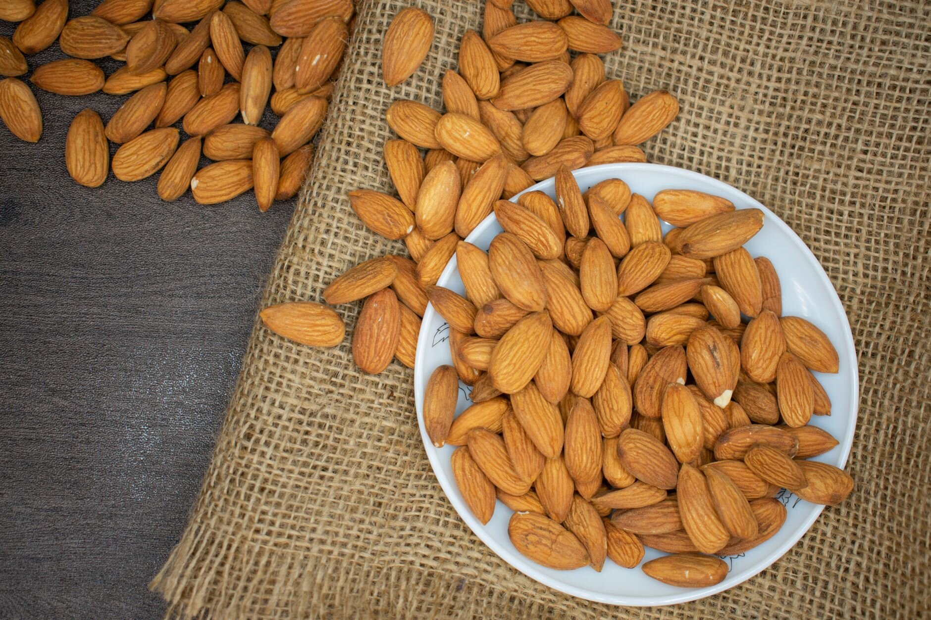 Mandle pražené nesolené 250 g