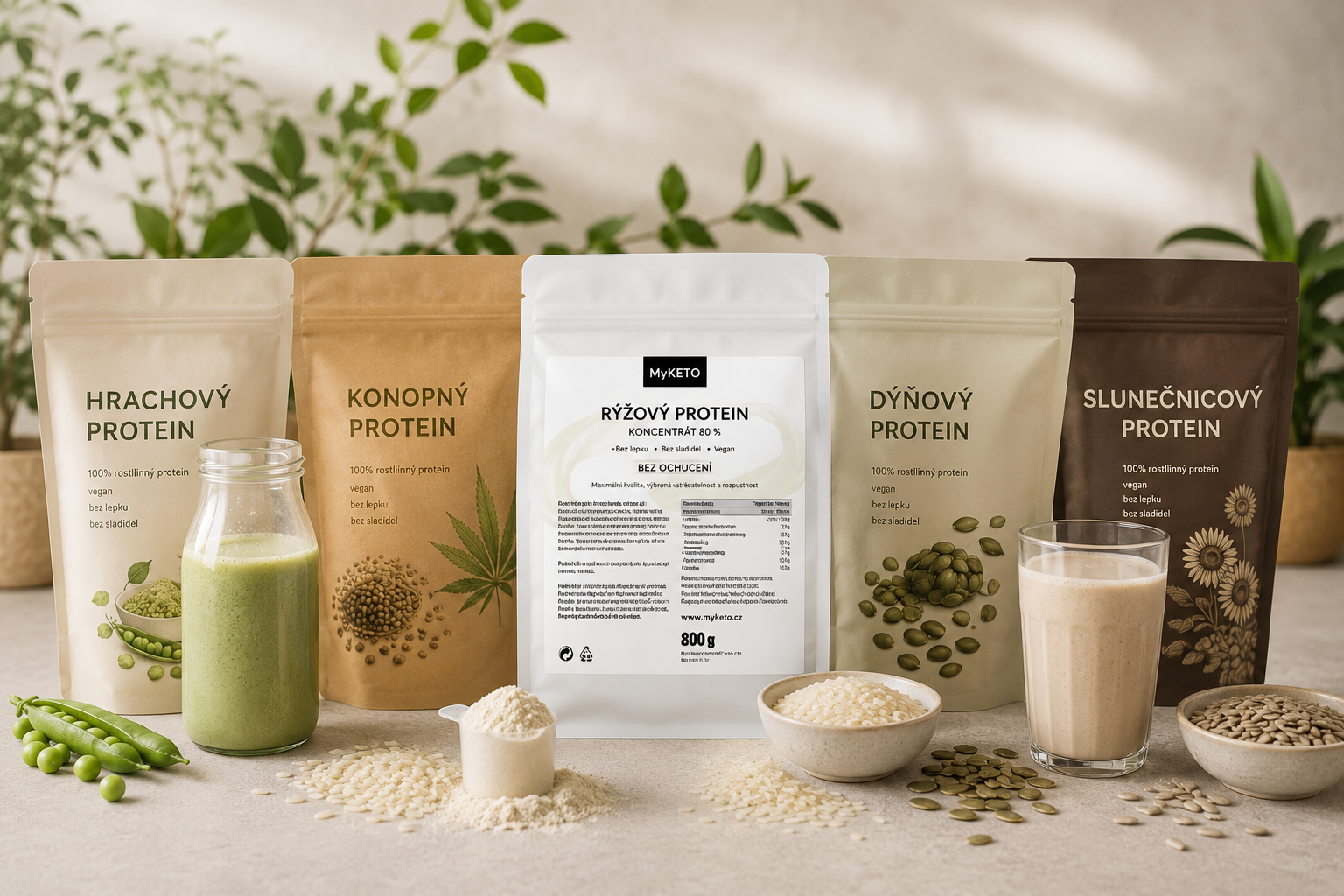 Rostlinné proteiny pod drobnohledem