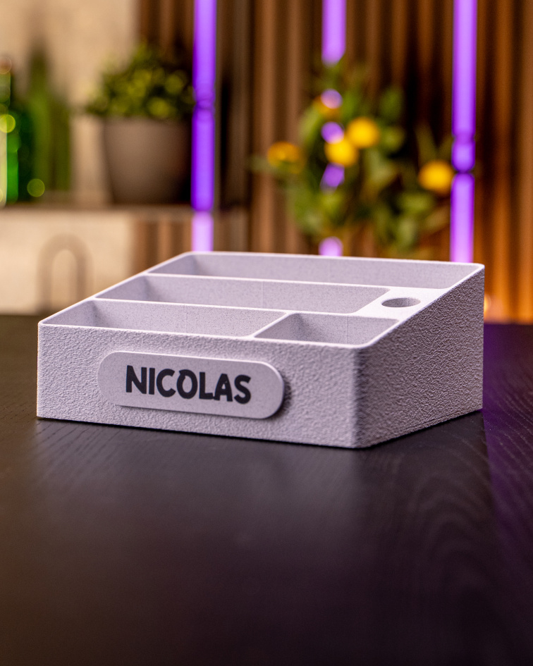 Organizér na mluvící knihy a čtecí tužku