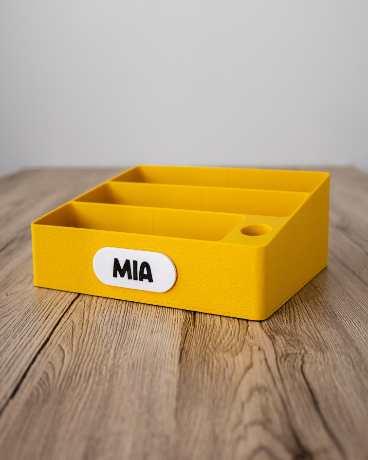 Organizér na mluvící knihy a čtecí tužku