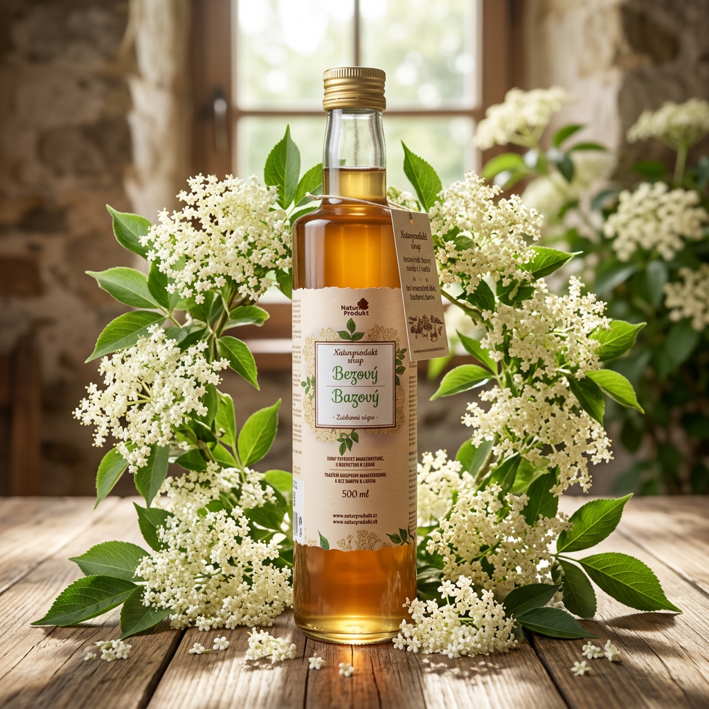 Naturprodukt sirup Bezový 500 ml