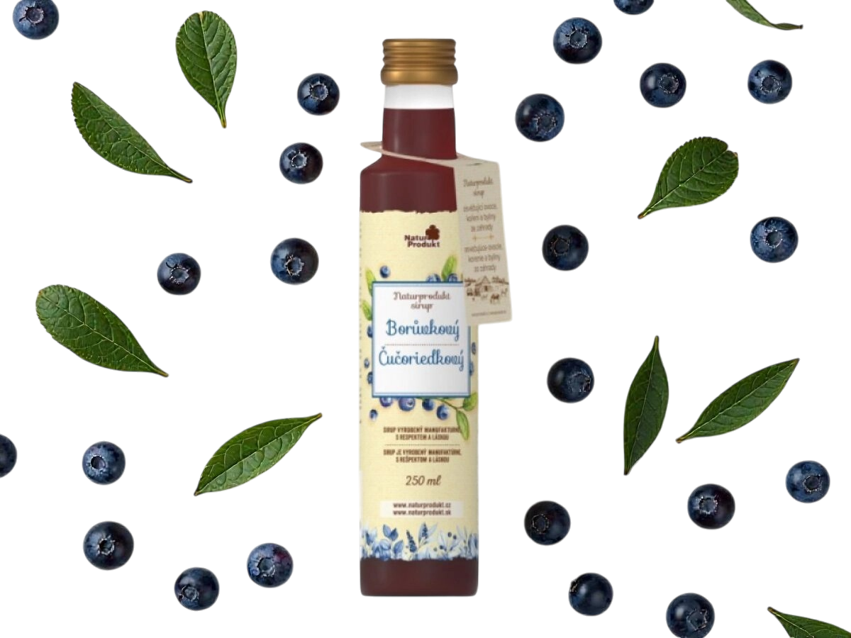 Naturprodukt sirup Borůvkový 250 ml