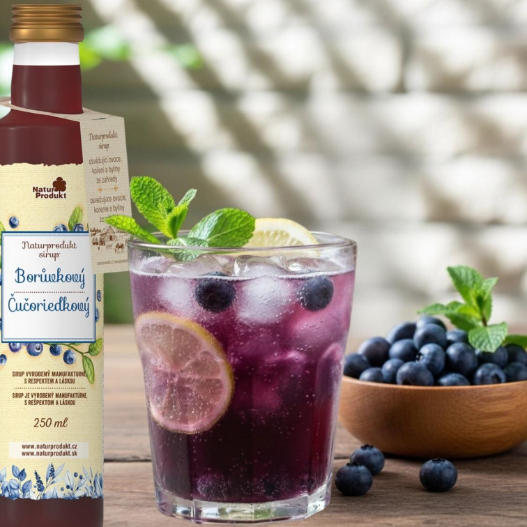 Naturprodukt sirup Borůvkový 250 ml