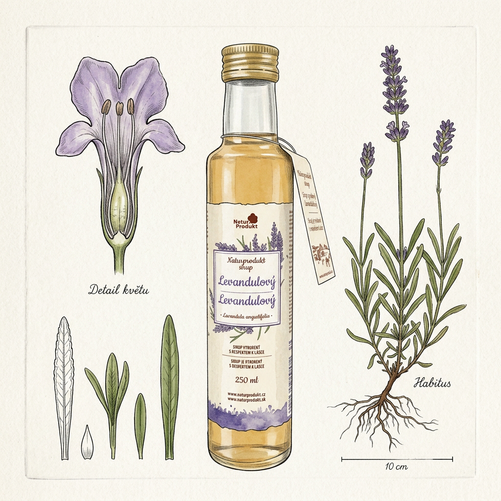 Naturprodukt sirup Levandulový 250 ml