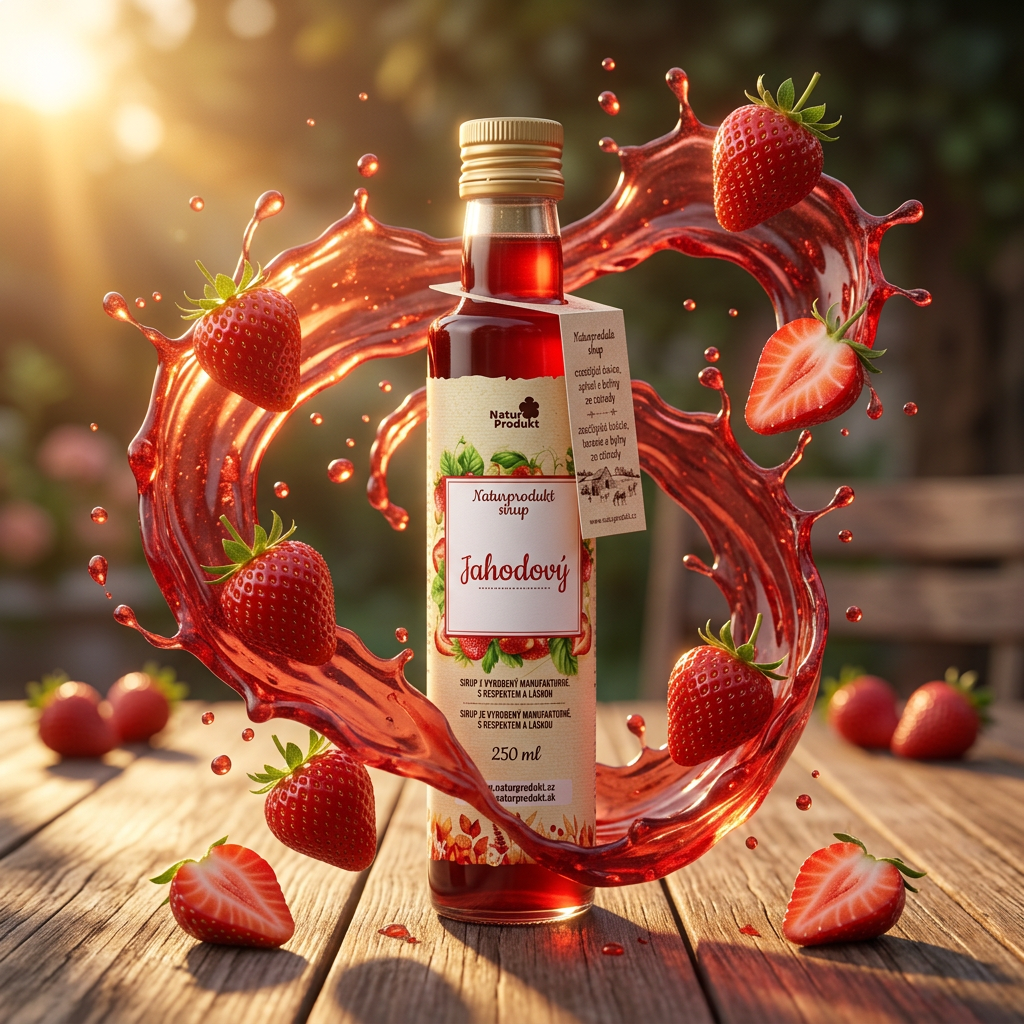Naturprodukt sirup Jahodový 250 ml