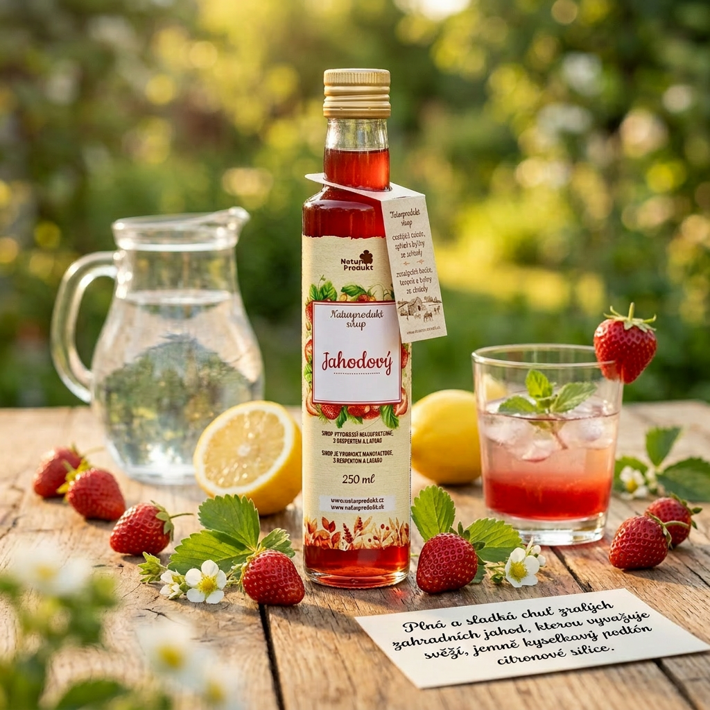 Naturprodukt sirup Jahodový 250 ml