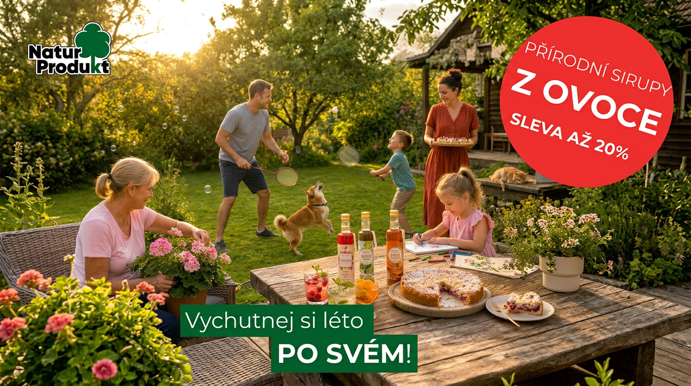 Sirupy z ovoce a bylin