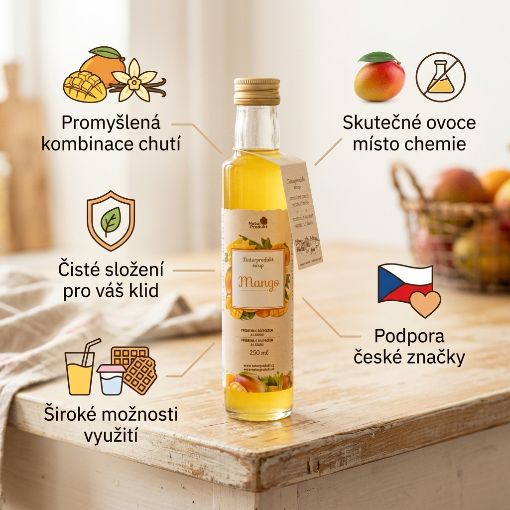 Naturprodukt sirup Mango 250 ml
