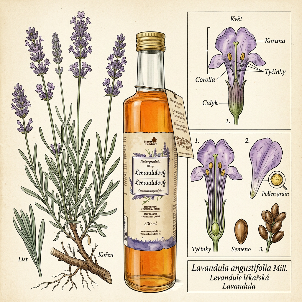 Naturprodukt sirup Levandulový 500 ml
