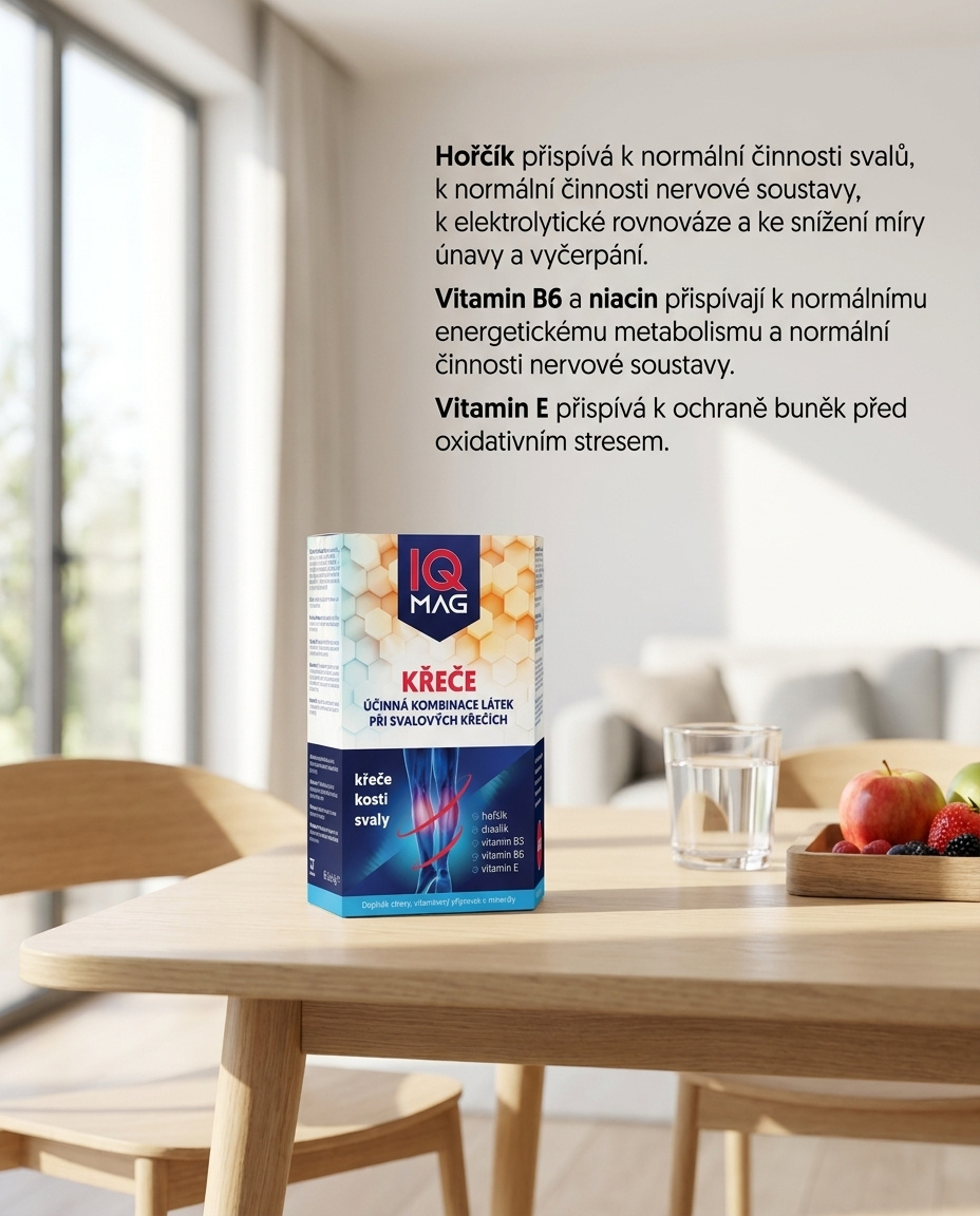 IQ Mag Křeče - při svalových křečích 60 tbl