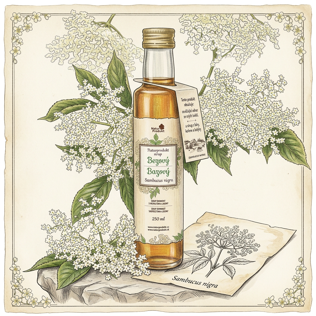 Naturprodukt sirup Bezový 250 ml