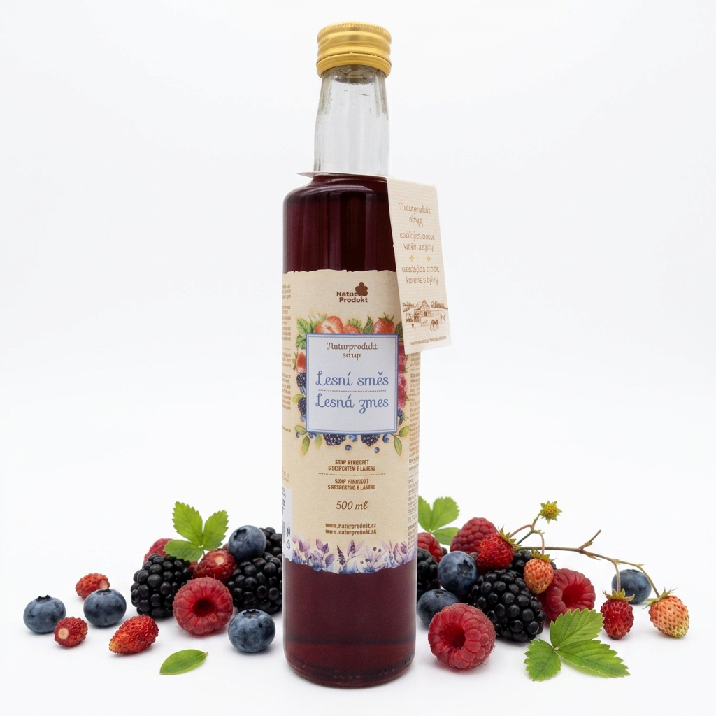 Sada sirupů 3x500 ml + 2 l láhev na vodu