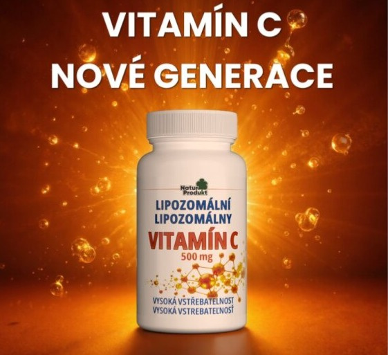 Naturprodukt lipozomální vitamin C. 500 mg