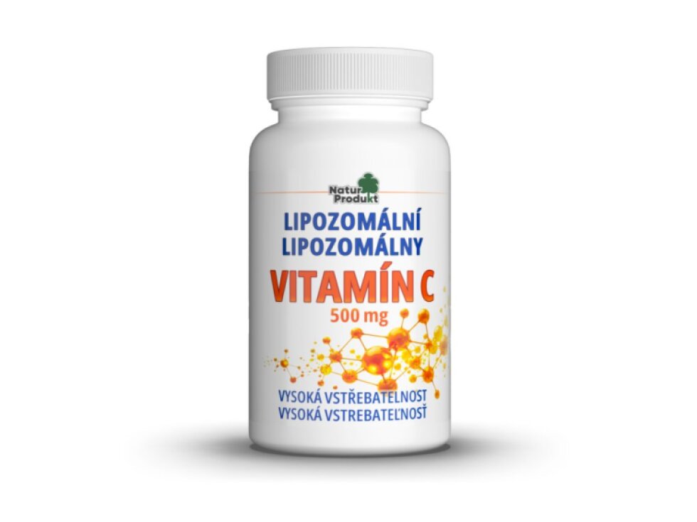 Naturprodukt lipozomální vitamin C. 500 mg