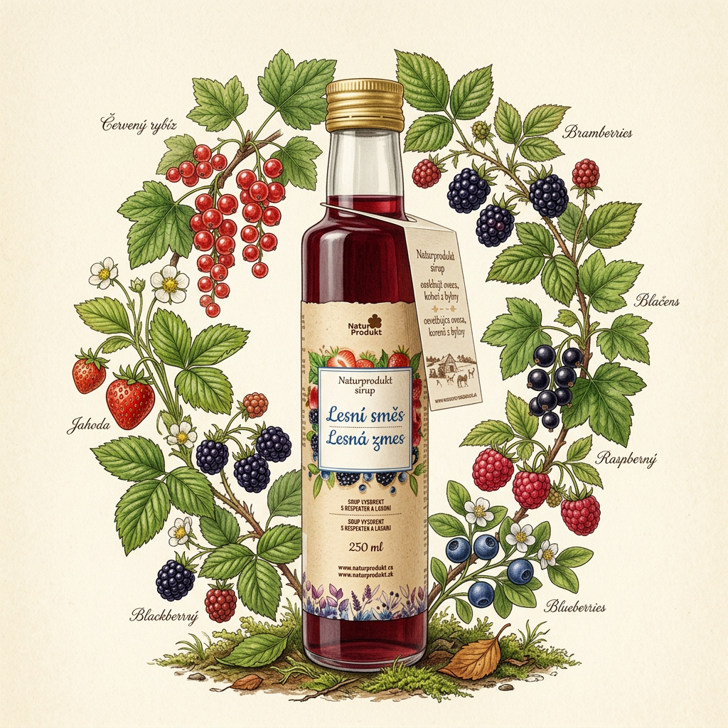 Naturprodukt sirup Lesní směs 250 ml