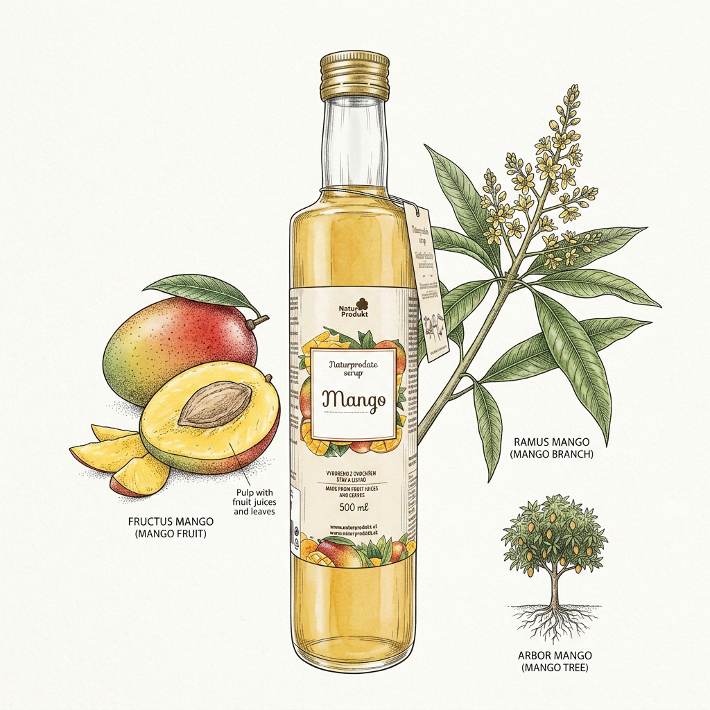 Naturprodukt sirup Mango 500 ml