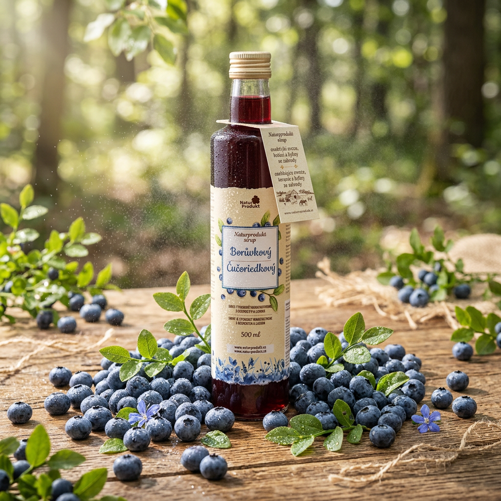Naturprodukt sirup Borůvkový 500 ml