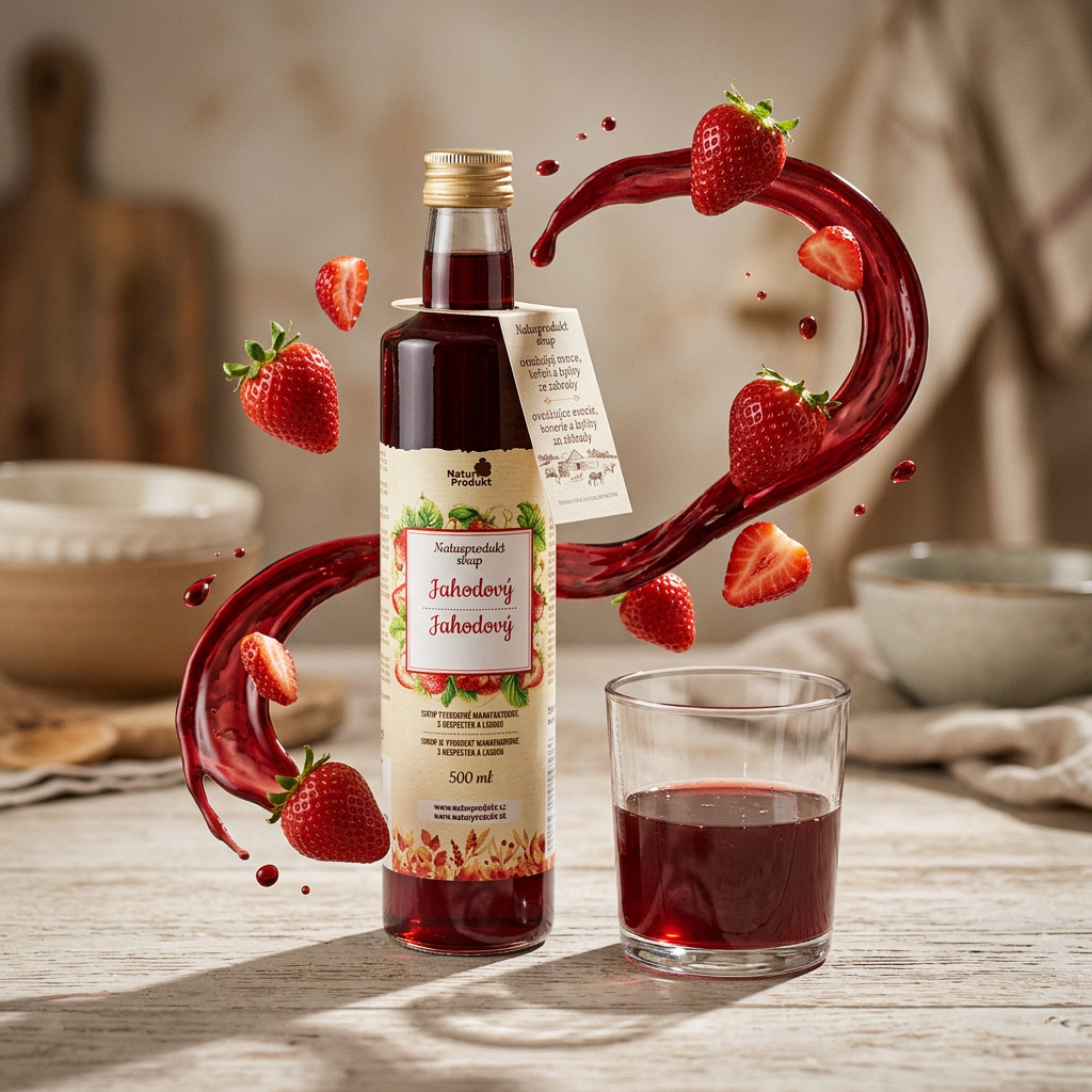 Naturprodukt sirup Jahodový 500 ml