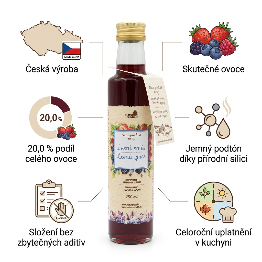 Naturprodukt sirup Lesní směs 250 ml