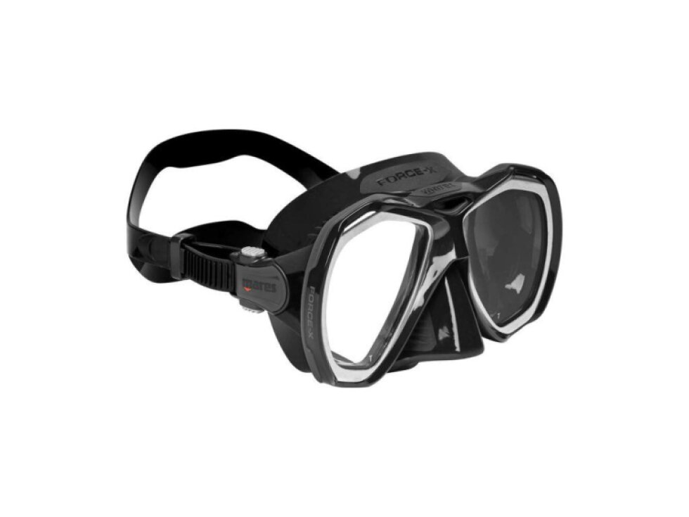 MARES Force-X Black Dark Grey - Špičková potápěčská maska
