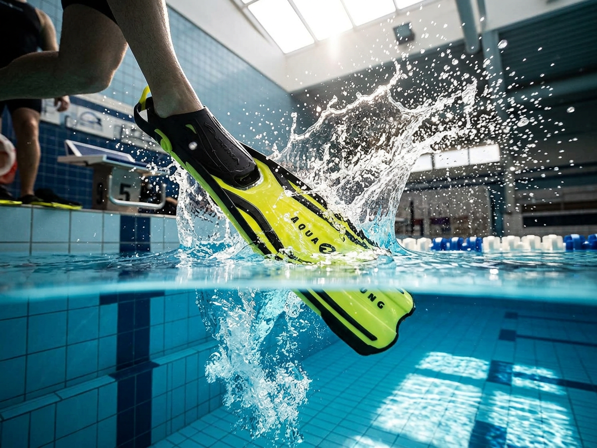Páskové ploutve Aqualung AMIKA Sport - Žluté