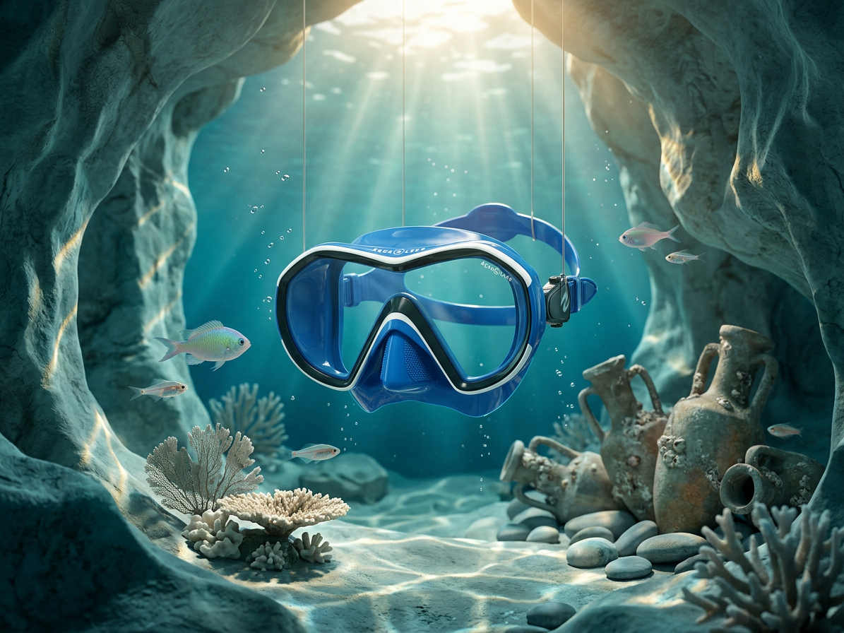 Aqualung REVEAL X1 Potápěčská Maska, Modrá