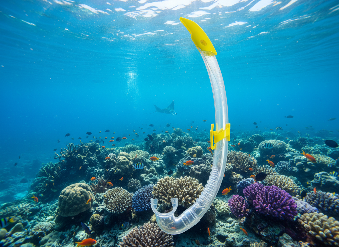 Šnorchl Aqualung Sport AIRFLEX LX, žlutá