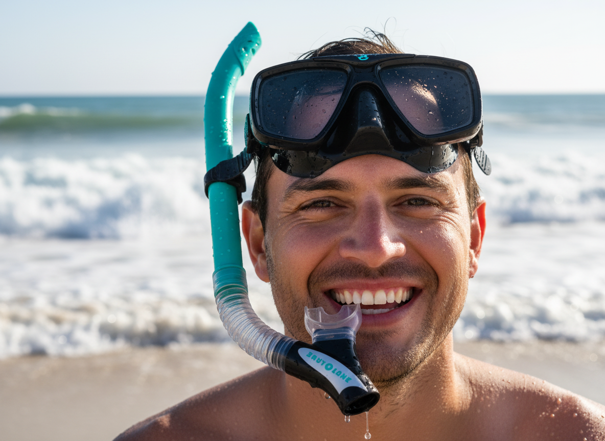 Šnorchl Aqualung IMPULSE 3 FLEX, tyrkysová
