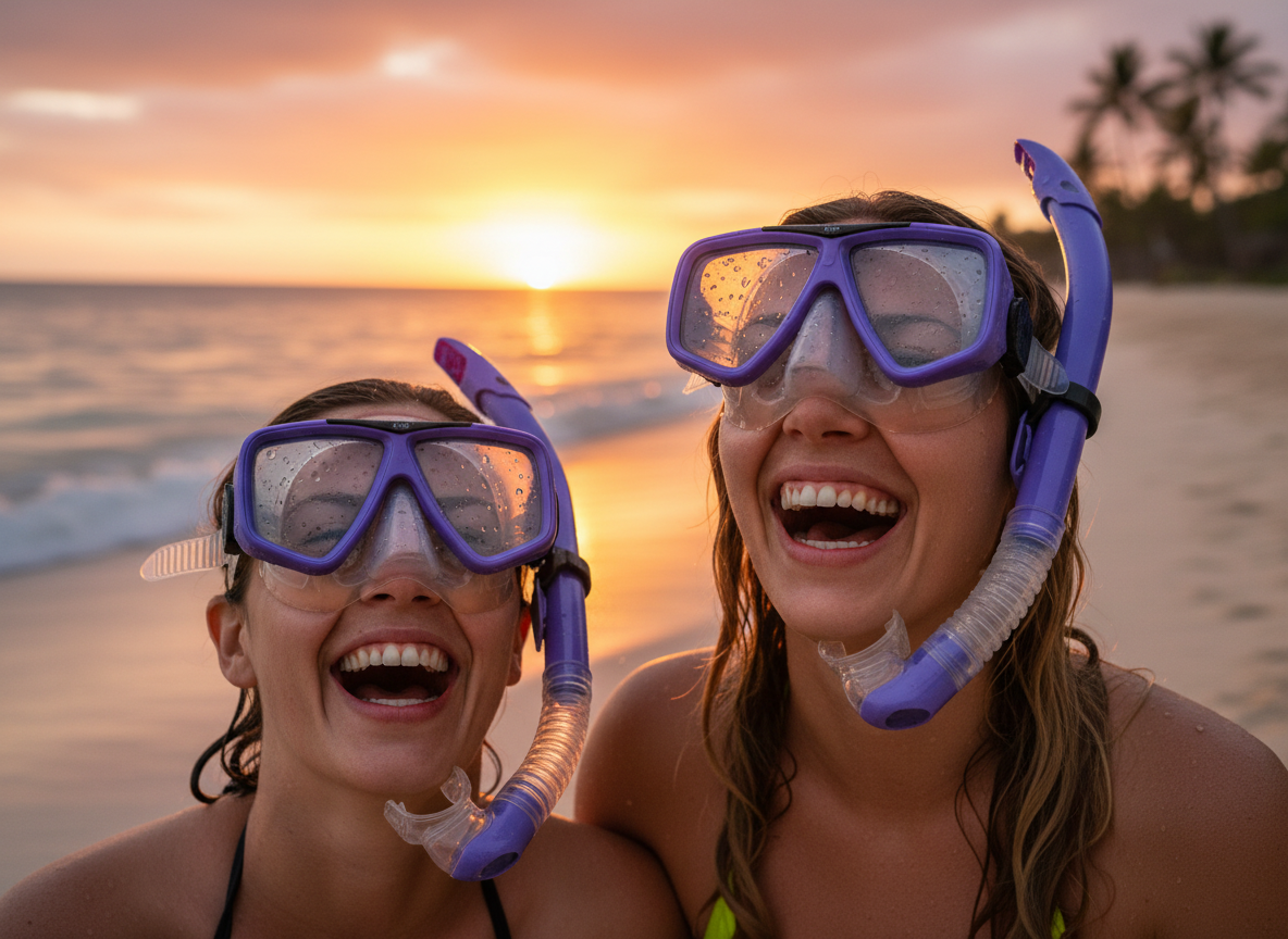 Šnorchl Aqualung Sport AIRFLEX LX, levandulová