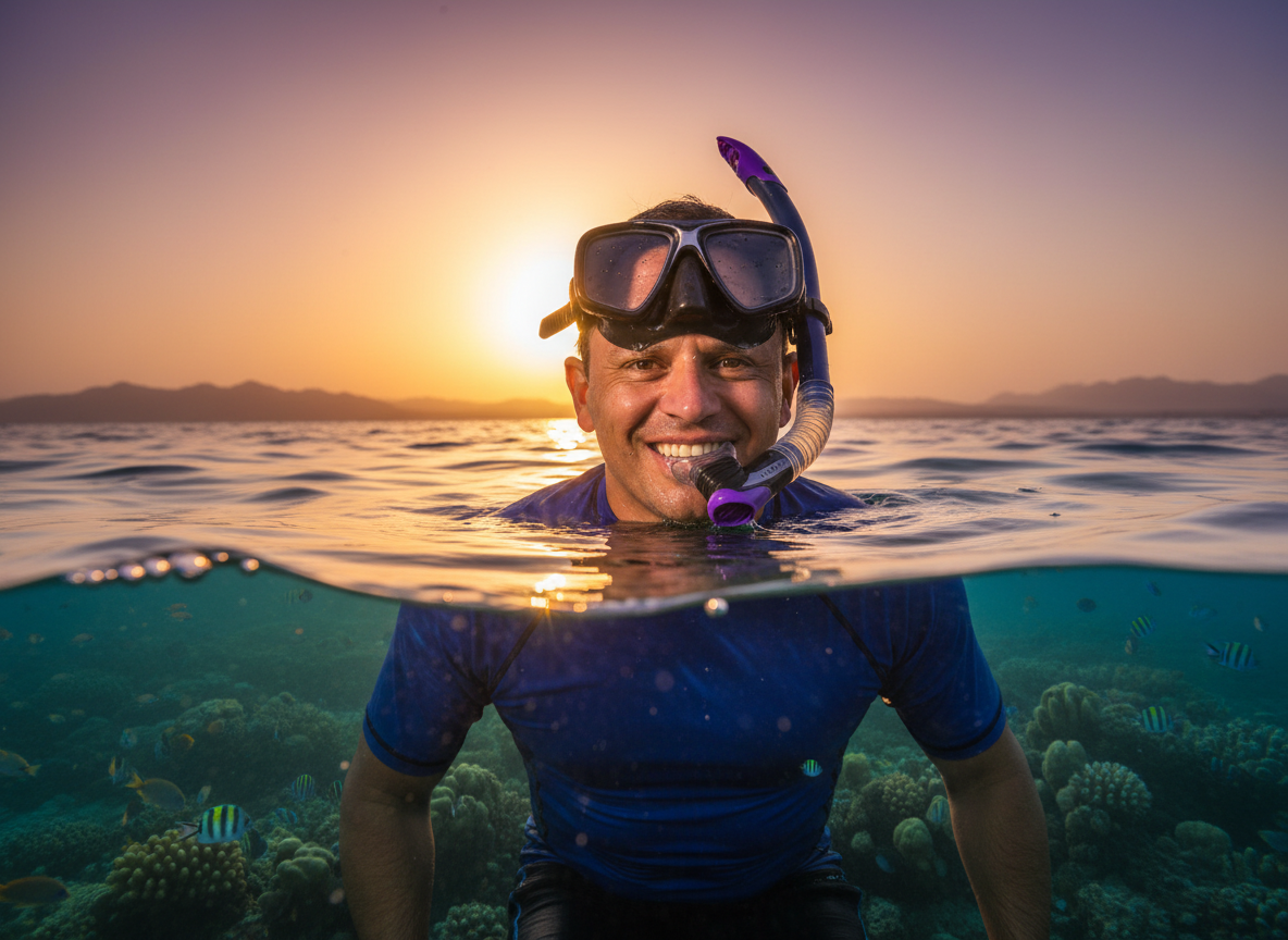Šnorchl Aqualung Technisub ZEPHYR Twilight, černý silikon