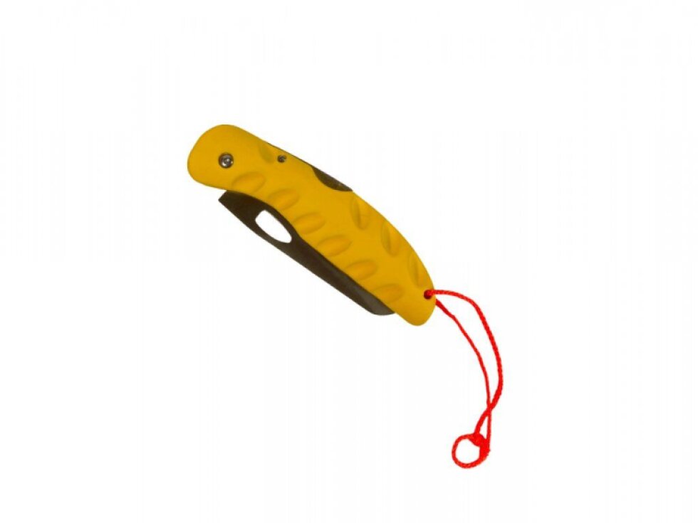 Nůž zavírací JTLine, nerez, žlutý