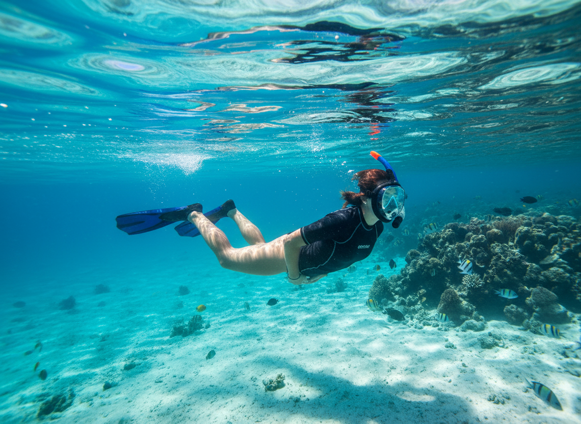 Šnorchl Aqualung IMPULSE 2 FLEX, modrá