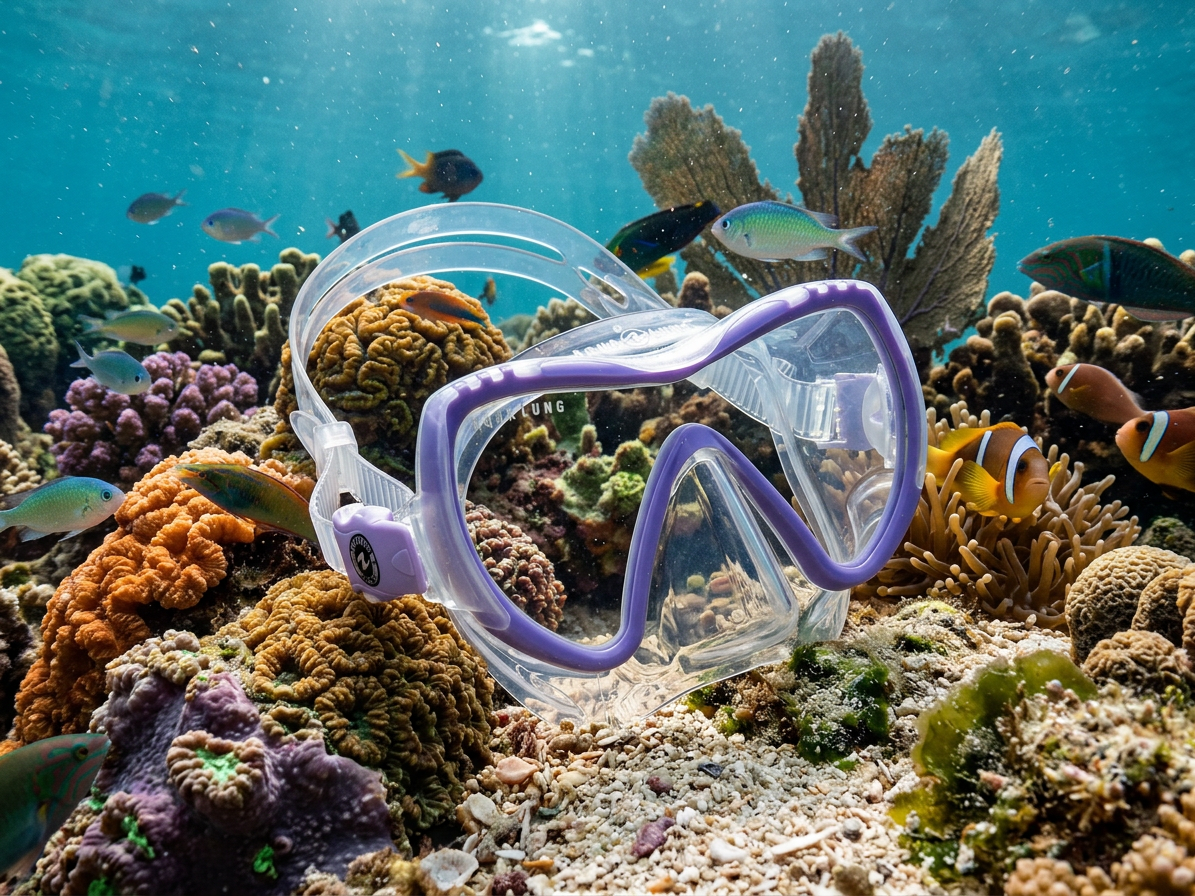 Aqualung Sport Visionflex Midi LX potápěčská maska, levandulová