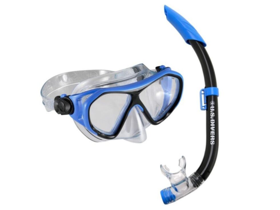 Dětský šnorchlovací set U.S. DIVERS COMBO DORADO JR., modrá/černá