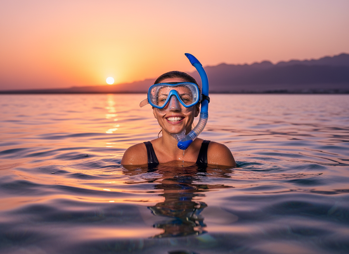 Šnorchl Aqualung Technisub ZEPHYR modrá, transparent silikon