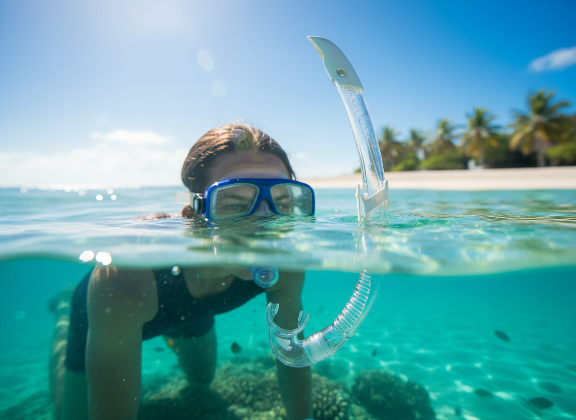 Šnorchl Aqualung Sport AIRFLEX LX, bílá