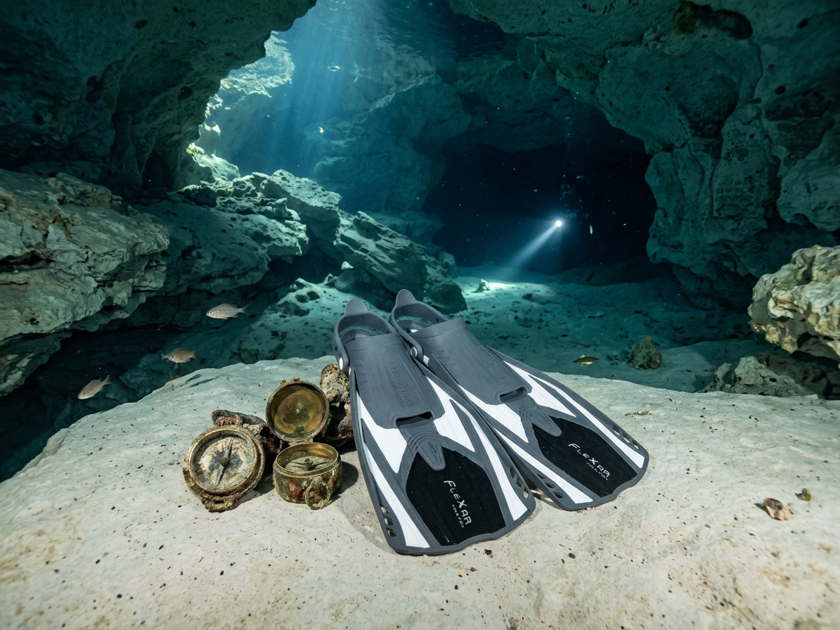 Aqualung Sport FLEXAR TRAVEL Ploutve, bílá/černá