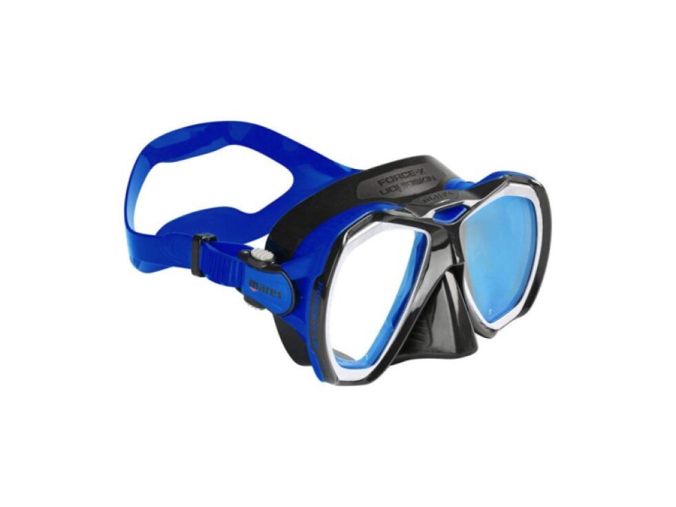 MARES Force-X Liquidskin Black/Blue - Prémiová maska