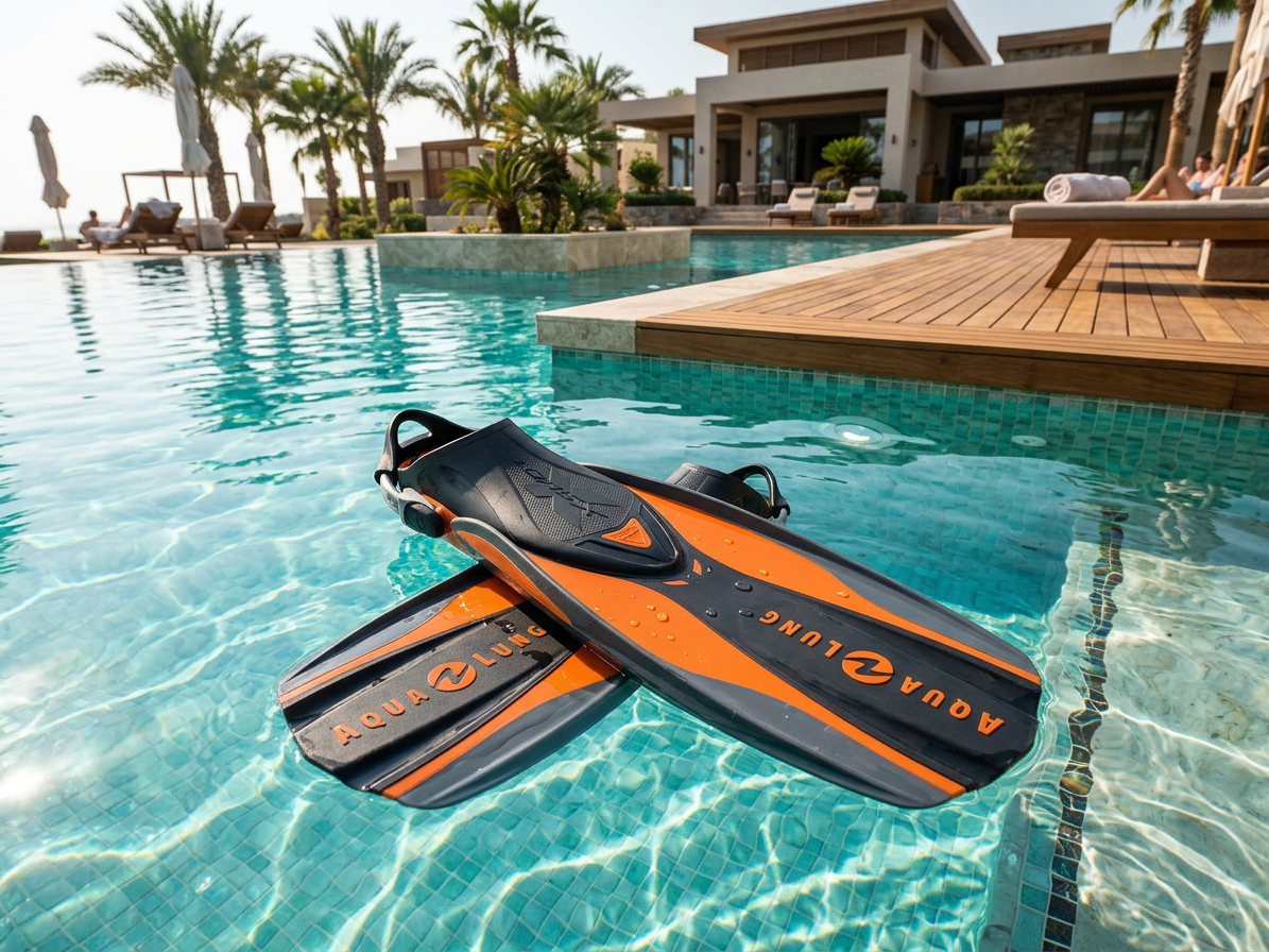 Aqualung Technisub XSHOT páskové ploutve, černá/oranžová