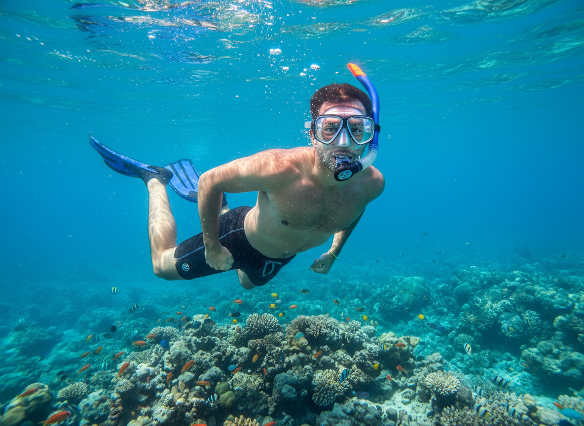 Šnorchl Aqualung IMPULSE 2 FLEX, bílá