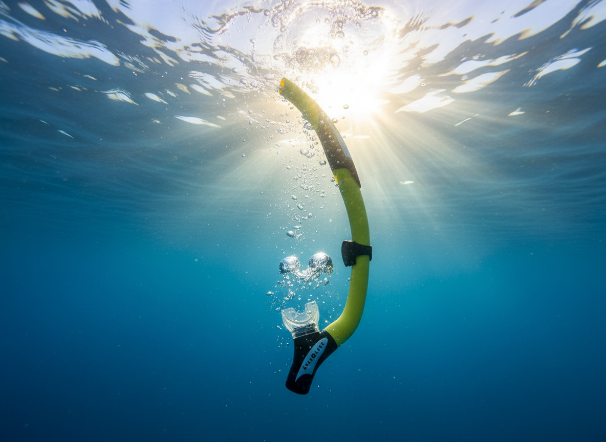 Šnorchl Aqualung IMPULSE 3 NON-FLEX, žlutá