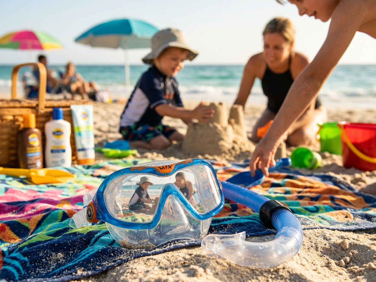 Dětský šnorchlovací a potápěčský set Aqualung Sport COMBO MIX XB + SNORKEL čirý zorník, modrá