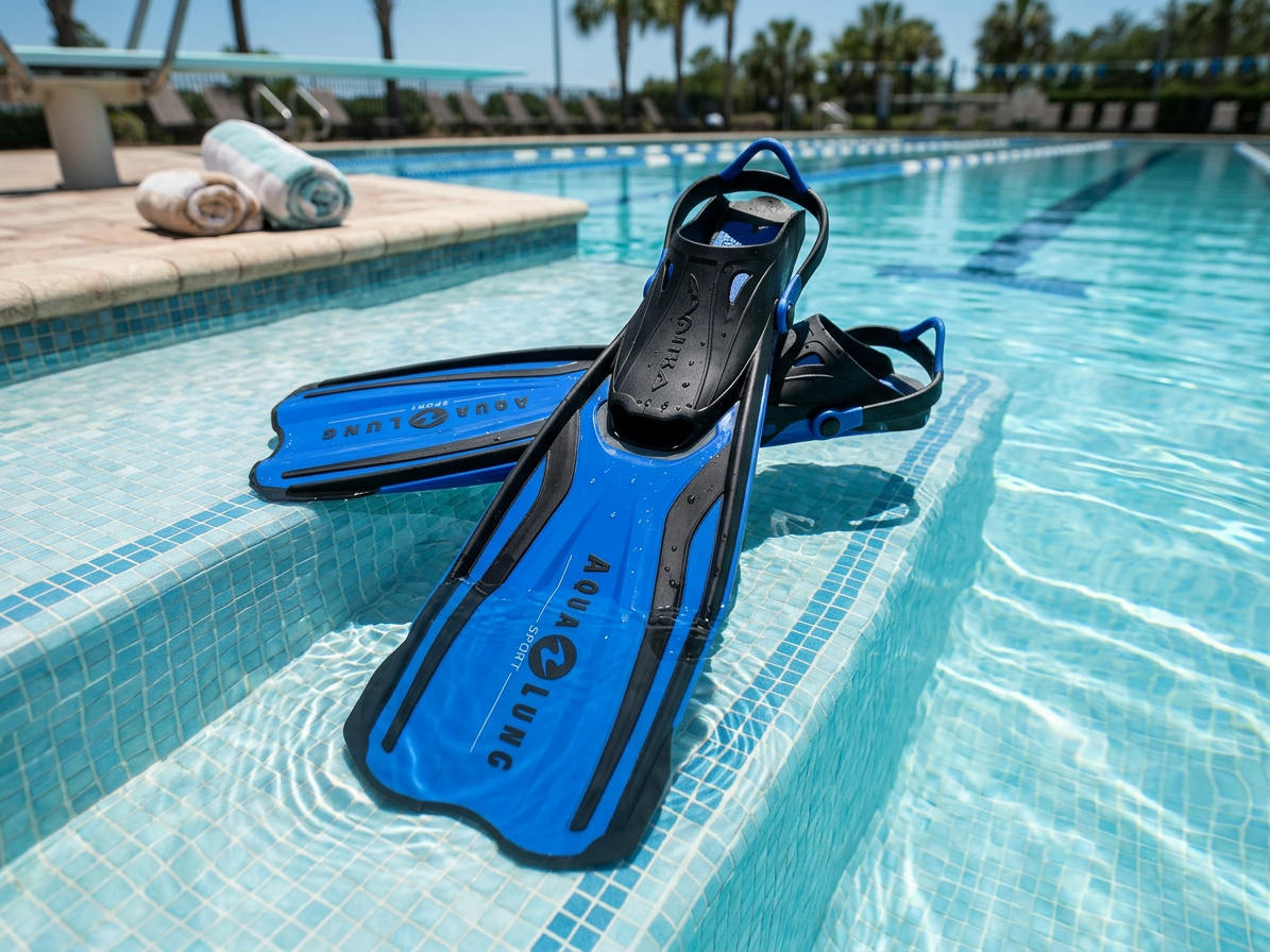 Aqualung Sport AMIKA Páskové ploutve, Modrá - Nastavitelné