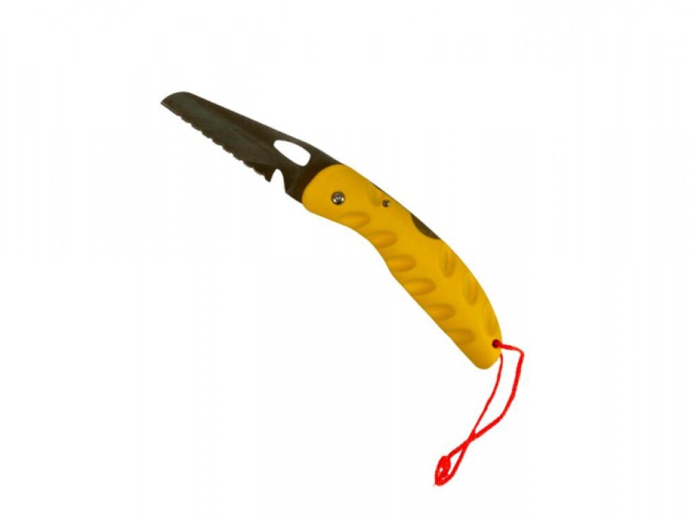 Nůž zavírací JTLine, nerez, žlutý