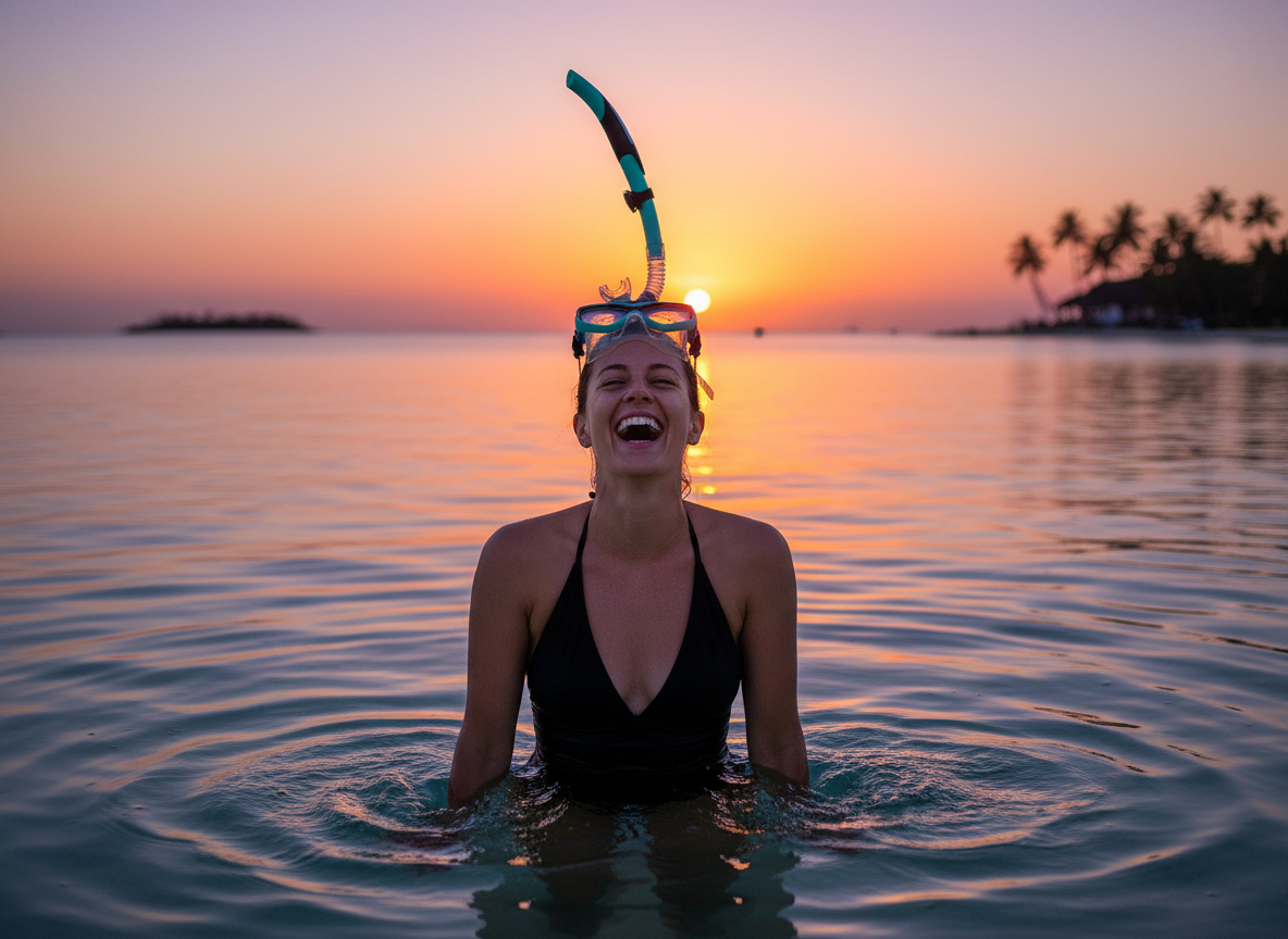 Šnorchl Aqualung IMPULSE 3 FLEX, tyrkysová