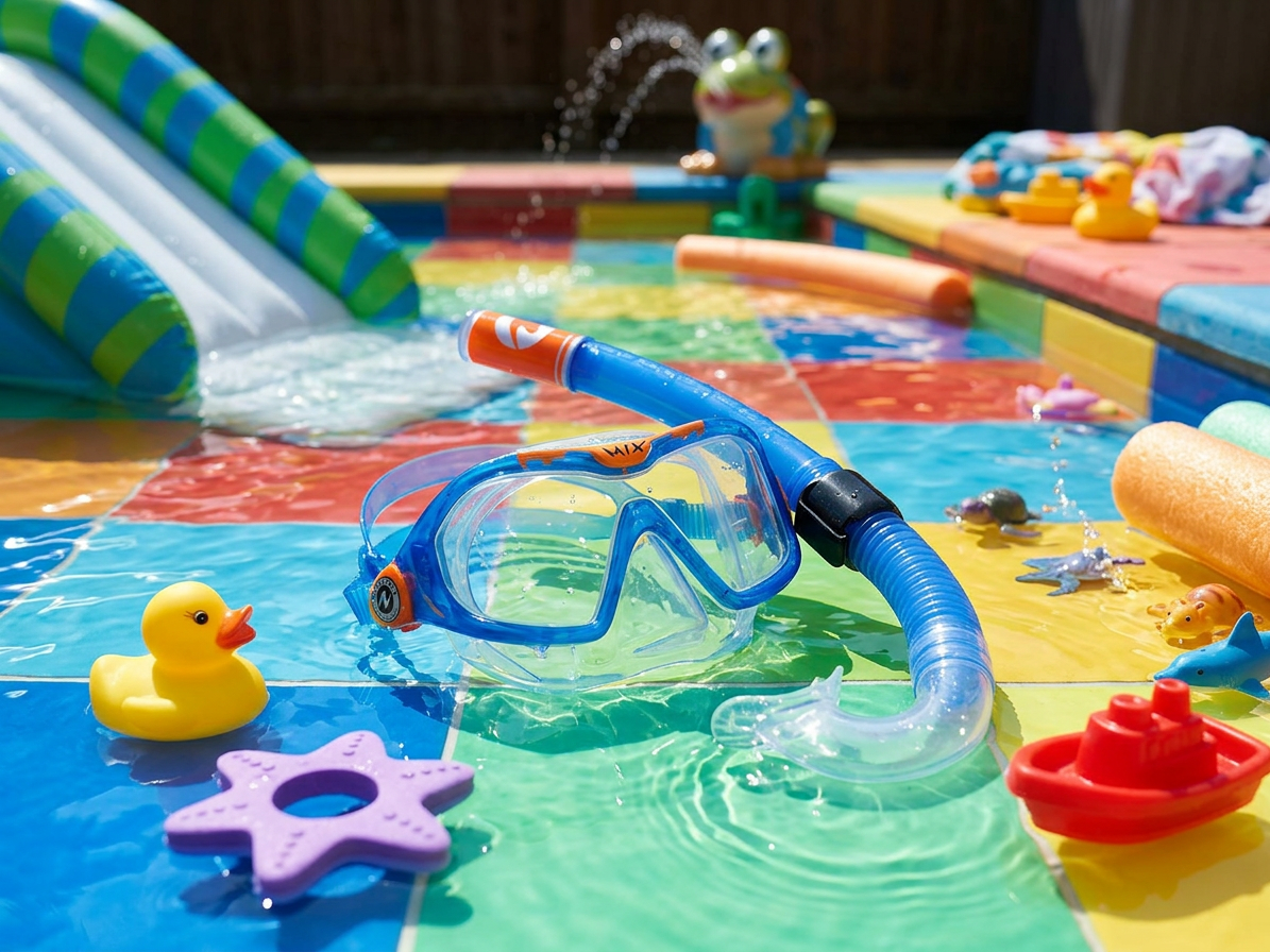 Dětský šnorchlovací a potápěčský set Aqualung Sport COMBO MIX XB + SNORKEL čirý zorník, modrá