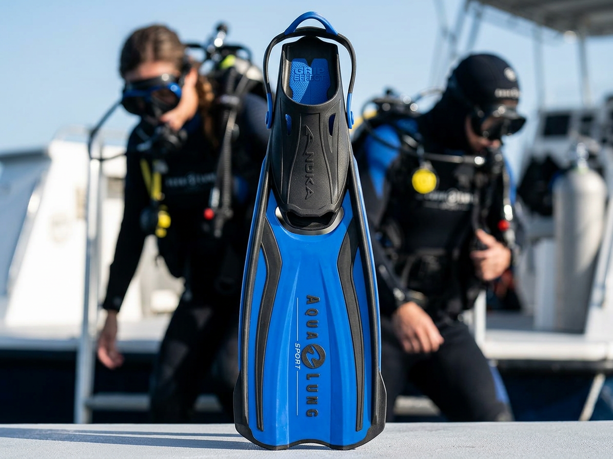 Aqualung Sport AMIKA Páskové ploutve, Modrá - Nastavitelné